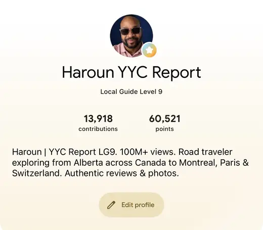 Local Guide Level 9 profile